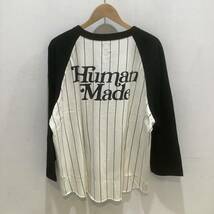 HUMANMADE ヒューマンメイド 2024s/s×Girls Don't Cry×GDC Baseball 3/4T-SHIRT Tシャツ ブラック サイズXL 658575_画像2