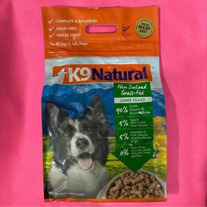 新品　未開封　正規品　K9ナチュラル　ラム・フィースト　グレインフリー1.8kg 子羊肉　全犬種対応リピーター様割引有