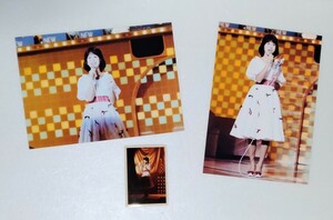 松田聖子　テレビ公開録画撮影　A4サイズ　写真2枚 撮影時同時プリント写真　１枚セット