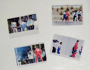  i-ll ton * Senna 1994 F1 Pacific GP britain rice field sa- kit li tire from pito till KG(102×152mm) size photograph 4 pieces set 