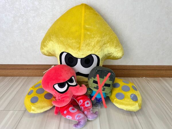 ぬいぐるみ スプラトゥーン タコ　イカ