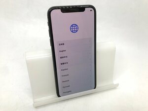 【softbank】Apple iPhoneX MQC12J/A A1902 256GB スペースグレイ IOS16.7.6 初期化済 SIMロック解除済 バッテリー80％ 中古スマホ