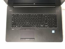 【hp】ZBook 17 G4 MW Xeon E3-1535Mv6 メモリ8GB SSD256GB NVMe Quadro P5000 Windows10Pro forWS 17.3インチ フルHD 中古ノートPC_画像2