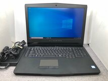 【DELL】Alienware 17 R4 Corei7-7700HQ 32GB SSD256GB+480GB NVIDIA GeForce GTX 1070 Windows10Pro 17.3inch 4K 中古ノートPC_画像1