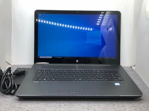 [hp]ZBook 17 G4 Xeon E3-1535M v6 8GB SSD256GB NVMe NVIDIA Quadro P5000 Windows10Pro for WS 17.3inch FHD б/у Note PC