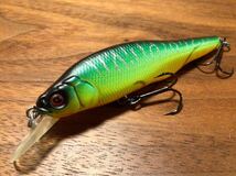 X★超美品★Megabass メガバス X-80 Trick Darter X-80トリックダーター エックスハチマル トリックダーター「マットタイガー」ミノー_画像1