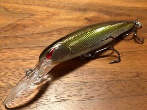 ★超美品★NORIES ノリーズ LAYDOWN MINNOW DEEP JW SP レイダウンミノーディープJW SP”ジャストワカサギ“「ハーフミラーワカサギ」