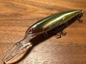 ★超美品★NORIES ノリーズ 廃番 LAYDOWN MINNOW DEEP R レイダウンミノーディープR“レギュラー“「ナチュラルゴールド」