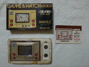 【本体美品】任天堂ゲームウォッチ　マンホール　箱説付★Nintendo GAME&WATCH MANHOLE MH-06