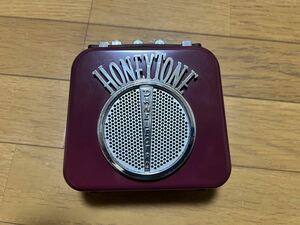 Danelectro◆HONEY TONE/BURGUNDY/ミニアンプ/本体のみ/ヘッドフォン/DC9V-/9V電池x1 