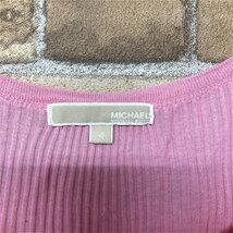 MICHAEL KORS マイケルコース レディース リブタンクトップ 4 ピンク_画像2