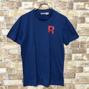 Reebok リーボック メンズ Rプリント 半袖Tシャツ S ネイビー