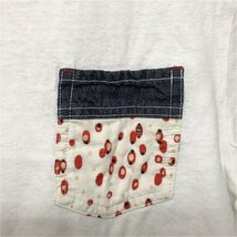 TK TAKEO KIKUCHI タケオキクチ メンズ 胸ポケット 半袖Tシャツ 2 白_画像3