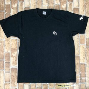 UNITED ATHLE メンズ レディース 兎革命 DESURABBITS プリント 半袖Tシャツ L 黒