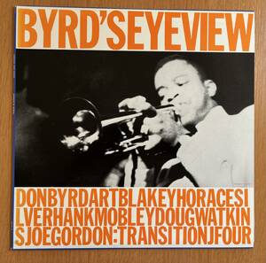ブルーノート最後の復刻Byrd’s Eye View(LP/180g)DONALD BYRD ドナルド・バード文芸館織なのに、画期的なアプリ　トランジション盤