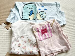 半袖Tシャツ 3点セット　110 セット売り　女の子　すみっコぐらし 