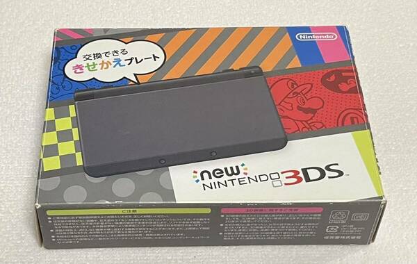 任天堂 Nintendo Newニンテンドー3DS New 3ds 箱説明書付き　ブラック 新品同様品　美品　KTR 001