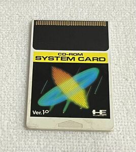 PC engine CD-ROM SYSTEM CARD system card PCE NEC