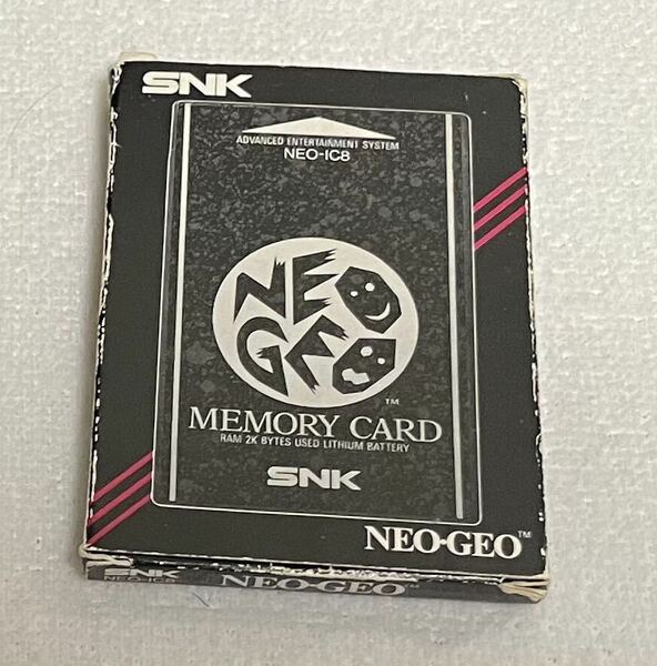 SNK NEO GEO NEOGEO ネオジオ メモリーカード