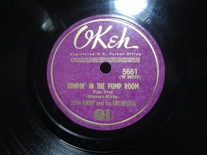 ★☆SP盤レコード JUMPIN' IN THE PUMP ROOM / TEMPTATION : JOHN KIRBY ジョン・カービー 蓄音機用 中古品☆★[5998] 