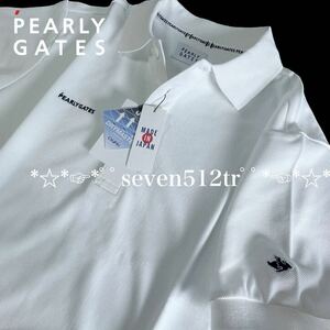 本物 新品 41057136 PEARLY GATESパーリーゲイツ/6(サイズLL)超人気 ドライマスター半袖ポロシャツ フライングラビット・吸収拡散 日本製
