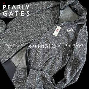  подлинный товар новый товар 60980225 PEARLY GATES Pearly Gates /5( размер L) супер популярный Zebra сетка полный Zip блузон в самом деле привлекательный!
