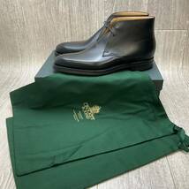 【アウトレット】CROCKETT&JONES◆TETBURY◆ブラック◆サイズ6.5(24.5cm) 紳士革靴 チャッカブーツ 英国製クロケット黒ビジネスシューズ①_画像6