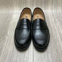 【アウトレット】CROCKETT&JONES◆BOSTON2◆ブラック◆サイズ6(24cm) 紳士革靴レザーコインローファー英国製クロケットビジネスシューズ①_画像2