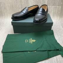 【アウトレット】CROCKETT&JONES◆BOSTON2◆ブラック◆サイズ6(24cm) 紳士革靴レザーコインローファー英国製クロケットビジネスシューズ①_画像5