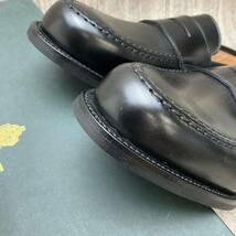 【アウトレット】CROCKETT&JONES◆BOSTON2◆ブラック◆サイズ6(24cm) 紳士革靴レザーコインローファー英国製クロケットビジネスシューズ②_画像5