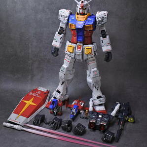 ◎PG UNLEASHED 1/60 RX78-2 ガンダム 塗装済改修完成品② (アレンジ仕様) アンリーシュドの画像10