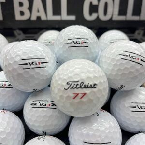 No.1027【ロストボール ・タイトリスト Titleist ・VG3・ABランク・30球】