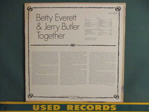 ★ Jerry Butler And Betty Everett ： Delicious Together LP ☆ (( 64年R&BチャートNo.1ヒット曲「Let It Be Me」収録_画像2