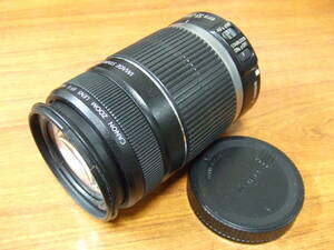 i580 キャノン ズームレンズ Canon Zoom Lens EF-S 55-250mm 1:4-5.6 カメラレンズ　中古　未確認　現状品