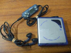 i817 victor/ Victor portable MD player XM-PX3 BLUEBERRY body used not yet verification present condition goods 