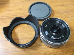 i870 ソニー SONY Eマウント 16mm F2.8 SEL16F28 カメラレンズ　中古　未確認　現状品