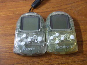 i986 2 шт. комплект PocketStation SONY Sony PocketStationpoke стерео PlayStation SCPH-4000 суммировать б/у не проверка текущее состояние товар 