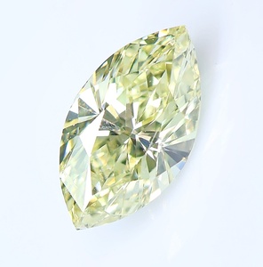 [100 jpy ~]0.708ct natural diamond FANCY LIGHT YELLOW( natural color )SI1 MQ cut 