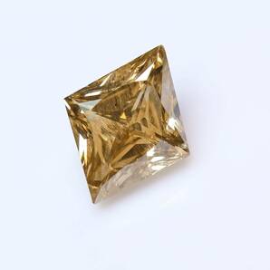 【１００円～】1.007ｃｔ！天然ダイヤ FANCY YELLOWISH BROWN（ナチュラルカラー）I1 Xの画像2