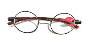  farsighted glasses +1.0 circle glasses dressing up leading glass 