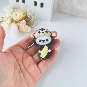 申年 干支着ぐるみのしろくまちゃん