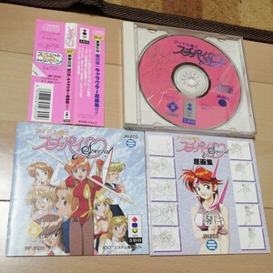 動作確認済 3DO アイドル雀士 スーチーパイ SPECIAL スペシャル 限定 豪華別冊 園田健一 キャラクター原画集付き 帯 ケース 説明書 あり