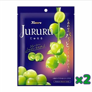 じゅるる シャインマスカット カンロ 飴 2袋 キャンディ お菓子