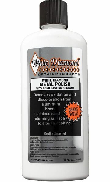 White Diamond(ホワイトダイヤモンド) メタルポリッシュ 金属磨き コンパウンド 研磨剤　アルミ研磨