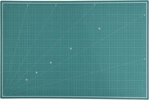 グリーン A1 高儀 カッターマット グリーン A1 約900×600mm M&M【両面使用可能で便利な10mm方眼&角度目盛付】