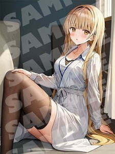 椎名真昼 お隣の天使様 A4 アート ポスター イラスト 同人 美少女 ファンアート アニメ 高品質 【a355】