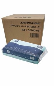 アズワン(AS ONE) のペーパータオル 日本製 10パック (200枚×10袋入)