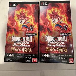 ドラゴンボールカードゲーム フュージョンワールド 烈火の闘気 2BOX