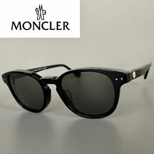 【1円スタート】サングラス◆MONCLER FRAGMENT◆モンクレール フラグメント ウェリントン メンズ アジアンフィット ブラック 黒 藤原ヒロシ