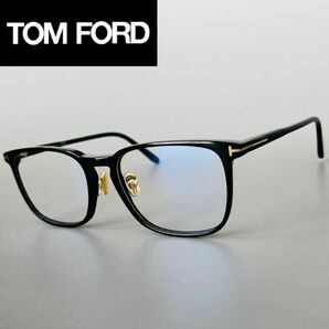 メガネ トムフォード TOM FORD ウェリントン ブラック ゴールド【新品】アジアンフィット 眼鏡 めがね 伊達メガネ 黒ぶち 大きめ